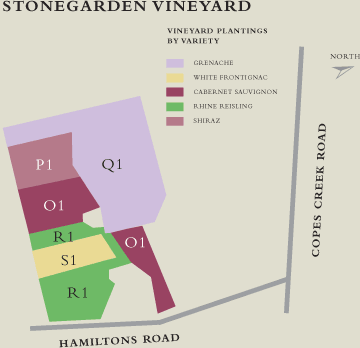 Map of Plantings