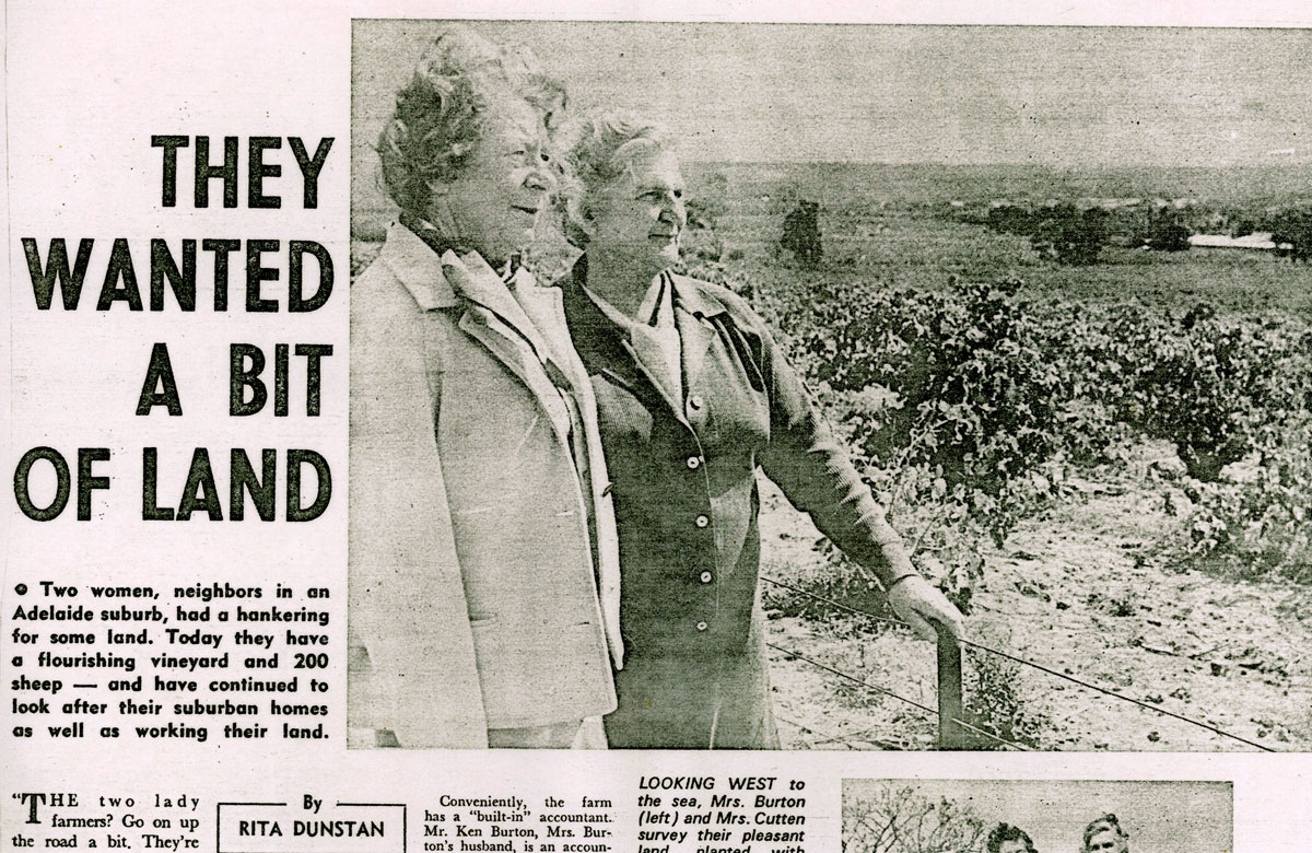 Mrs Burton and Mrs Cutton article photo only